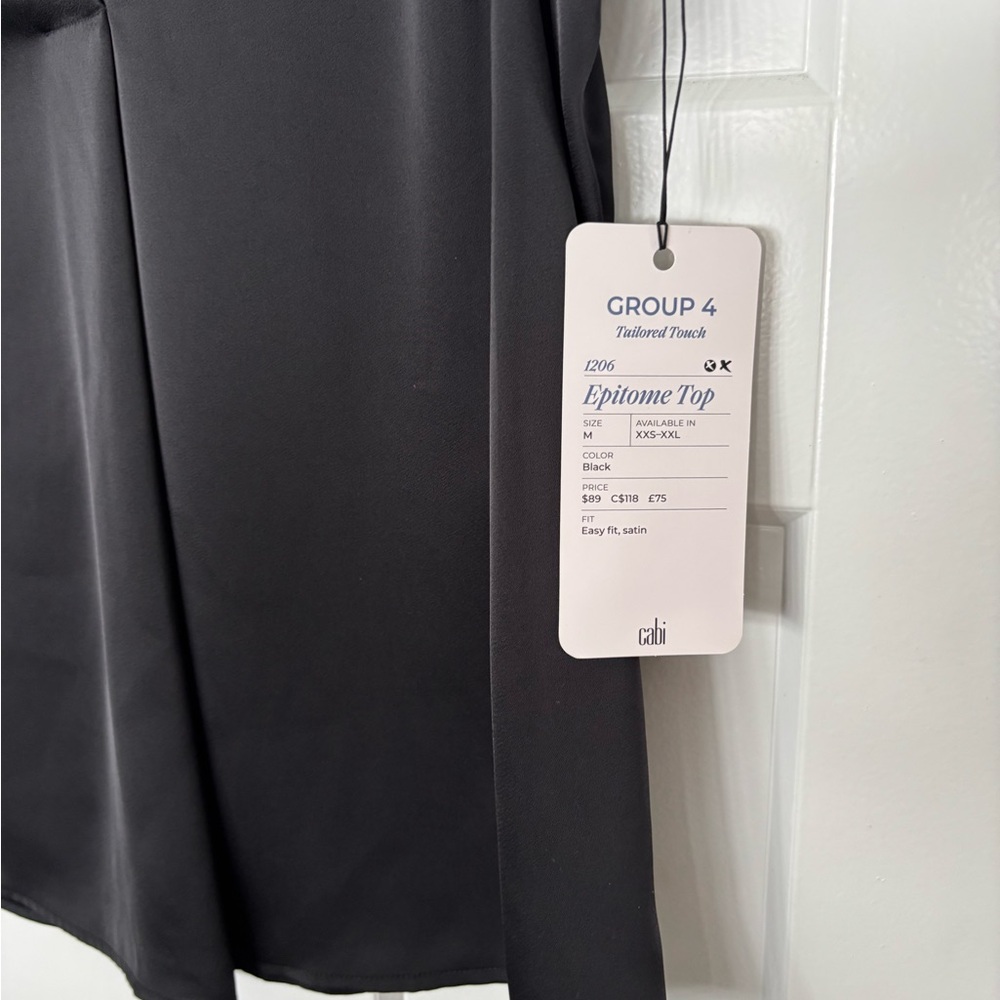 CAbi Black Tank Top 1206 New - Picture 5 of 8